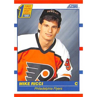 Řadové karty - Ricci Mike - 1990-91 Score American No.433