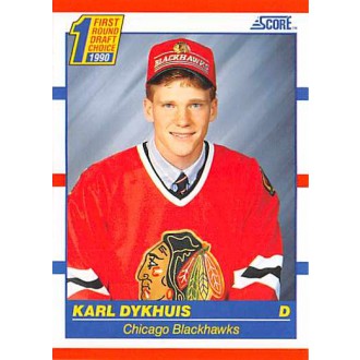 Řadové karty - Dykhuis Karl - 1990-91 Score American No.437
