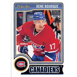 Řadové karty - Bourque Rene - 2014-15 O-Pee-Chee No.181