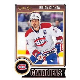 Řadové karty - Gionta Brian - 2014-15 O-Pee-Chee No.204