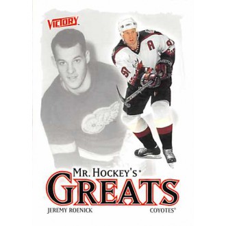 Řadové karty - Roenick Jeremy - 2001-02 Victory No.425