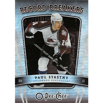 Insertní karty - Stastny Paul - 2007-08 O-Pee-Chee Record Breakers No.RB3