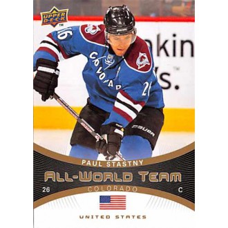 Insertní karty - Stastny Paul - 2010-11 Upper Deck All World Team No.AW22