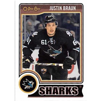 Řadové karty - Braun Justin - 2014-15 O-Pee-Chee No.223