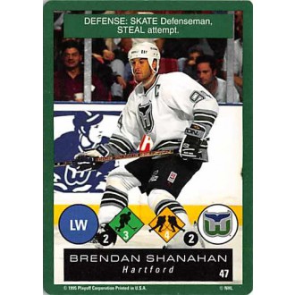 Řadové karty - Shanahan Brendan - 1995-96 Playoff One on One No.47