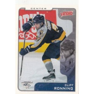 Řadové karty - Ronning Cliff - 2001-02 Victory No.194