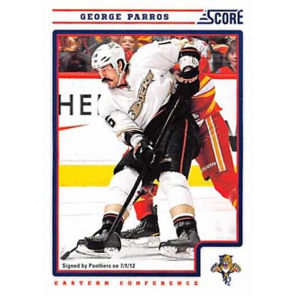 Řadové karty - Parros George - 2012-13 Score No.217
