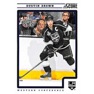 Řadové karty - Brown Dustin - 2012-13 Score No.222