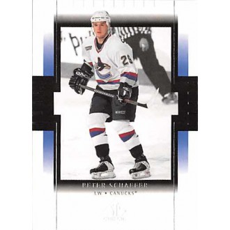 Řadové karty - Schaefer Peter - 1999-00 SP Authentic No.86