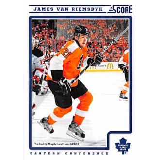 Řadové karty - Van Riemsdyk James - 2012-13 Score No.438