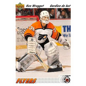 Řadové karty - Wregget Ken - 1991-92 Upper Deck French No.206