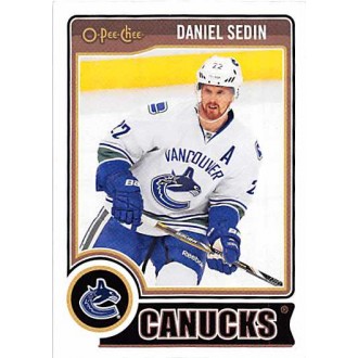 Řadové karty - Sedin Daniel - 2014-15 O-Pee-Chee No.285