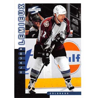 Řadové karty - Lemieux Claude - 1997-98 Score No.158