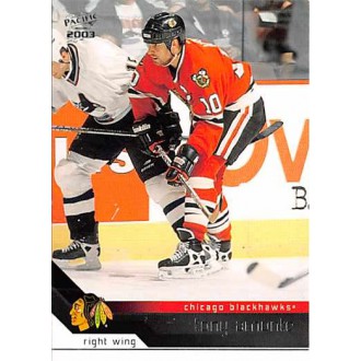 Řadové karty - Amonte Tony - 2002-03 Pacific No.73