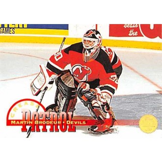 Insertní karty - Brodeur Martin - 1994-95 Leaf Crease Patrol No.9