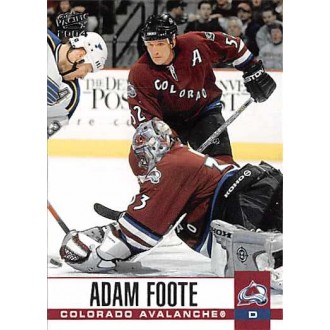 Řadové karty - Foote Adam - 2003-04 Pacific No.82