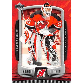 Řadové karty - Brodeur Martin - 2005-06 Rookie Update No.56