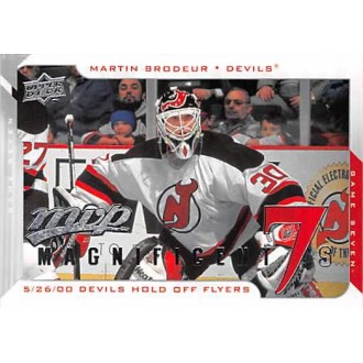 Insertní karty - Brodeur Martin - 2008-09 MVP Magnificent Sevens No.M7-MB