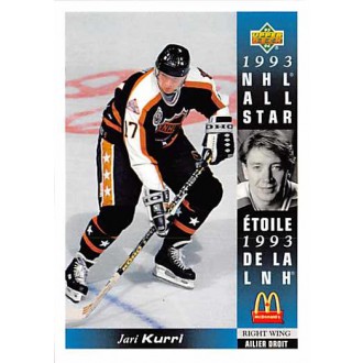 Řadové karty - Kurri Jari - 1993-94 McDonalds Upper Deck No.McD8