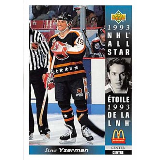 Řadové karty - Yzerman Steve - 1993-94 McDonalds Upper Deck No.McD13