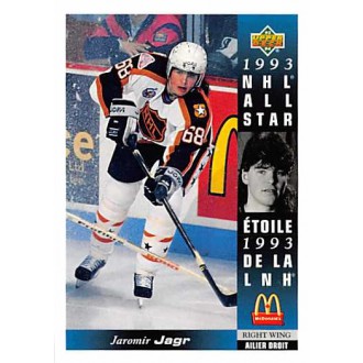 Řadové karty - Jágr Jaromír - 1993-94 McDonalds Upper Deck No.McD17
