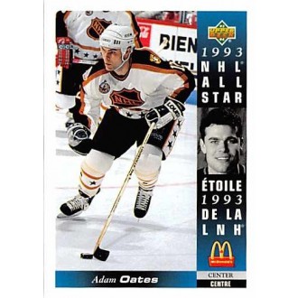 Řadové karty - Oates Adam - 1993-94 McDonalds Upper Deck No.McD21