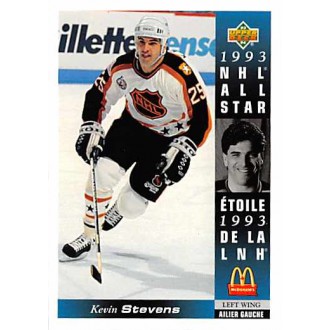 Řadové karty - Stevens Kevin - 1993-94 McDonalds Upper Deck No.McD25