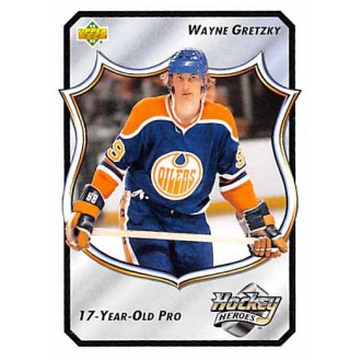 Insertní karty - Gretzky Wayne - 1992-93 Upper Deck Wayne Gretzky Heroes No.11