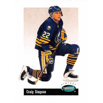 Insertní karty - Simpson Craig - 1994-95 Parkhurst Vintage No.V11