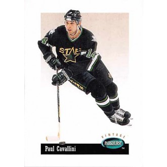 Insertní karty - Cavallini Paul - 1994-95 Parkhurst Vintage No.V12