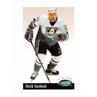Insertní karty - Carnback Patrik - 1994-95 Parkhurst Vintage No.V28