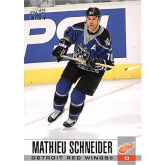 Řadové karty - Schneider Mathieu - 2003-04 Pacific No.125