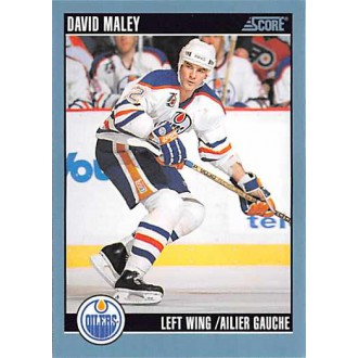 Řadové karty - Maley David - 1992-93 Score Canadian No.370