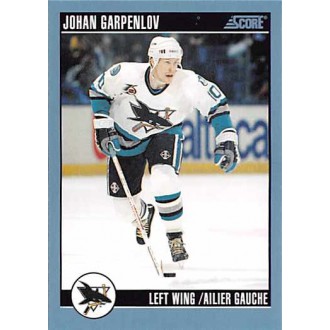 Řadové karty - Garpenlov Johan - 1992-93 Score Canadian No.406