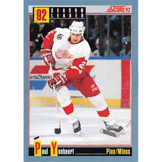 Řadové karty - Ysebaert Paul - 1992-93 Score Canadian No.414