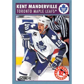 Řadové karty - Manderville Kent - 1992-93 Score Canadian No.458