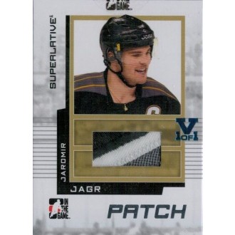Exkluzivní karty - Jágr Jaromír - 2014-15 ITG Superlative Vault Superlative Patch Silver No.SP49