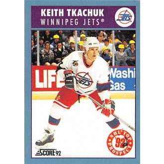 Řadové karty - Tkachuk Keith - 1992-93 Score Canadian No.450