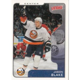 Řadové karty - Blake Jason - 2001-02 Victory No.222