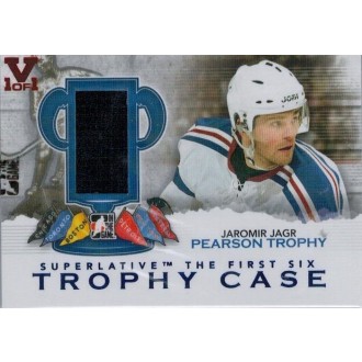 Jersey karty - Jágr Jaromír - 2014-15 ITG Superlative Vault The First Six Trophy Case Jerseys No.TC13