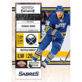Řadové karty - Vanek Thomas - 2010-11 Playoff Contenders No.23