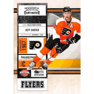 Řadové karty - Carter Jeff - 2010-11 Playoff Contenders No.34