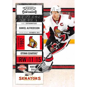 Řadové karty - Alfredsson Daniel - 2010-11 Playoff Contenders No.53