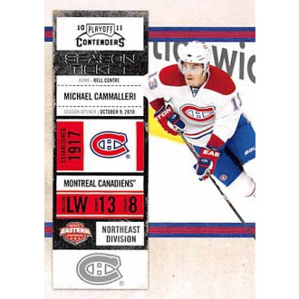 Řadové karty - Cammalleri Michael - 2010-11 Playoff Contenders No.70