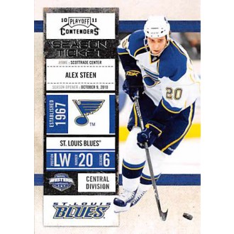 Řadové karty - Steen Alex - 2010-11 Playoff Contenders No.96