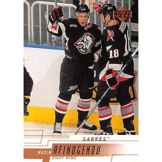 Řadové karty - Afinogenov Maxim - 2000-01 Upper Deck No.23