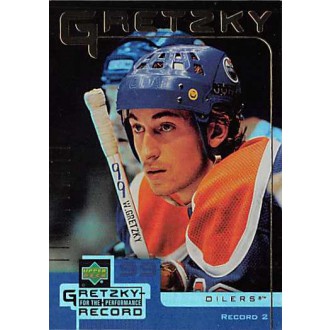 Insertní karty - Gretzky Wayne - 1999-00 McDonalds Upper Deck Gretzky Performance for the Record  No.2