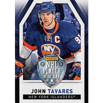 Řadové karty - Tavares John - 2013-14 Panini Player of the Day No.1