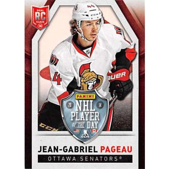 Řadové karty - Pageau Jean-Gabriel - 2013-14 Panini Player of the Day No.RC9