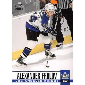 Řadové karty - Frolov Alexander - 2003-04 Pacific No.155